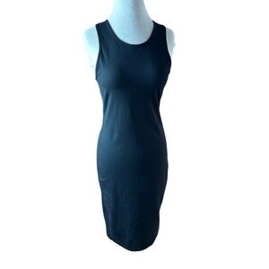 Aritzia BABATON Elegant Bodycon Sleeveless Minimalistic Basics Tank Midi Dress